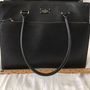 Kate Spade black leather bag